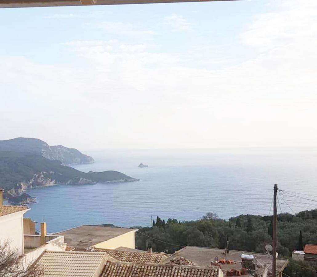 Traditional Panoramic Sea View House Lakones Екстер'єр фото