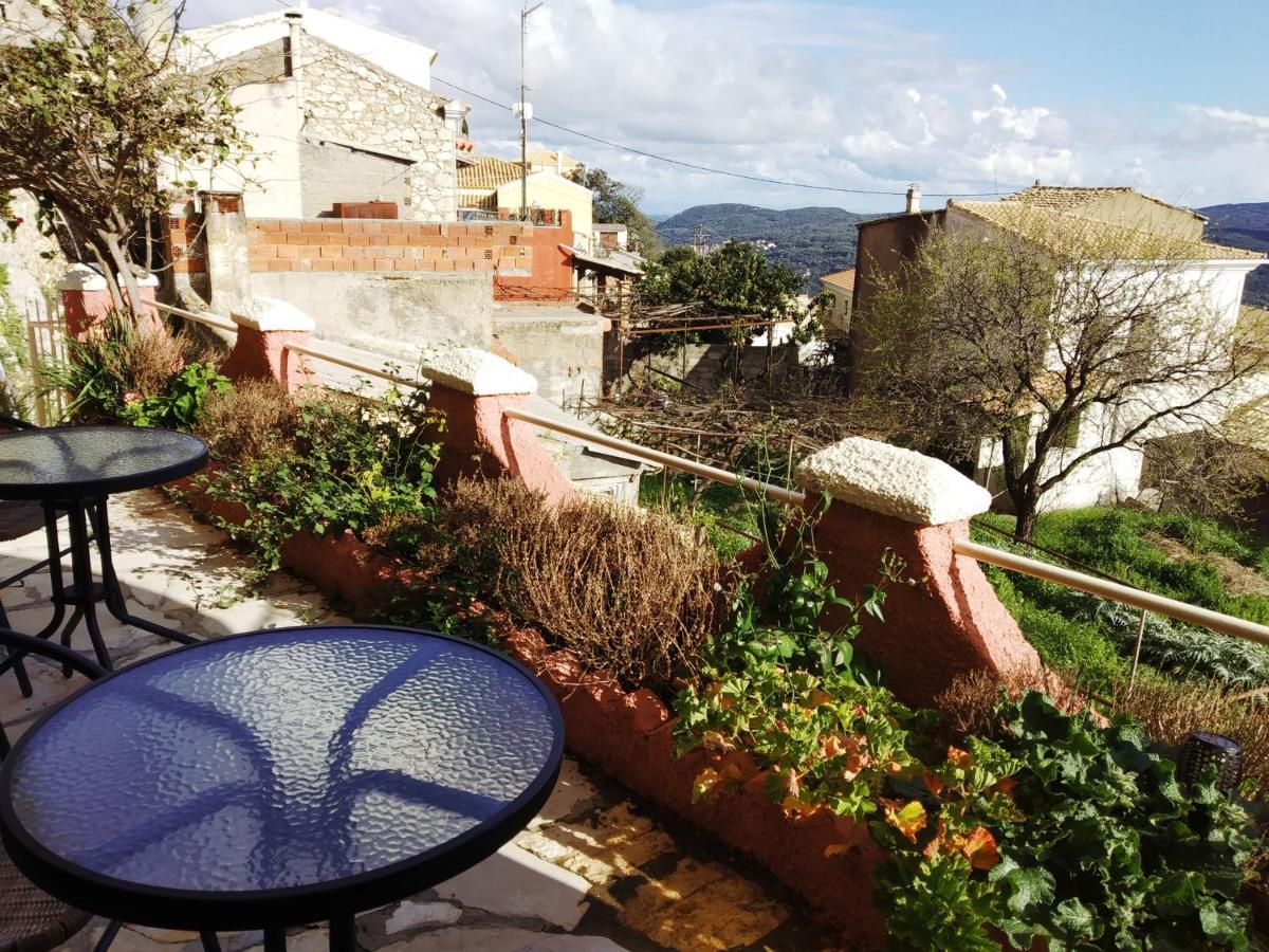 Traditional Panoramic Sea View House Lakones Екстер'єр фото