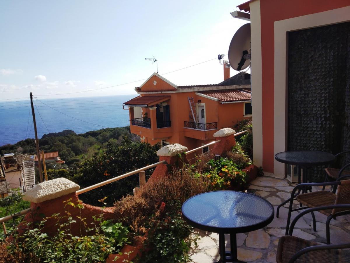 Traditional Panoramic Sea View House Lakones Екстер'єр фото