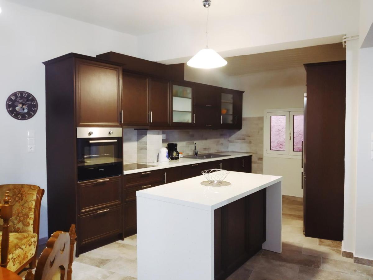 Traditional Panoramic Sea View House Lakones Екстер'єр фото
