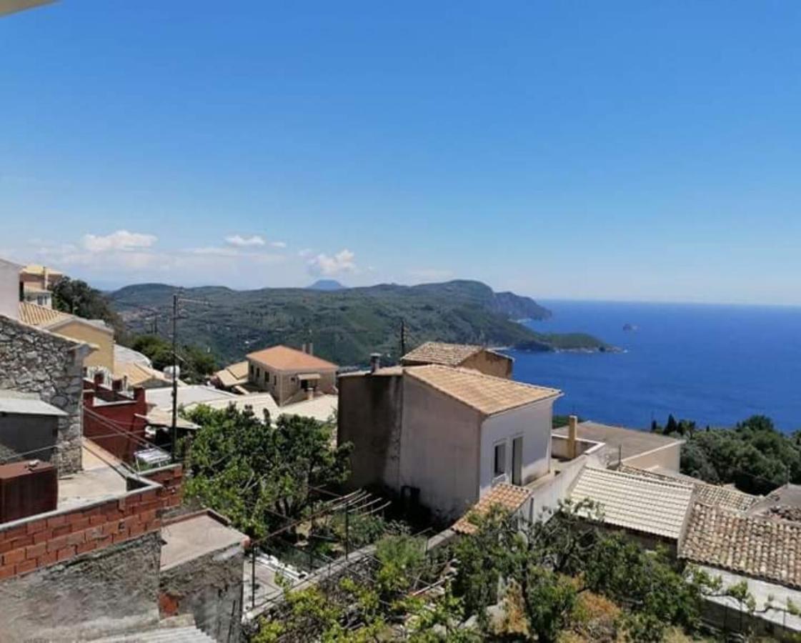 Traditional Panoramic Sea View House Lakones Екстер'єр фото