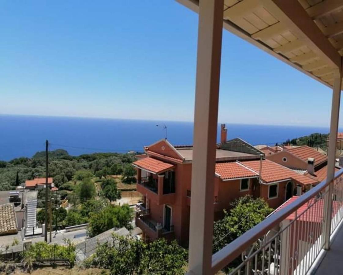 Traditional Panoramic Sea View House Lakones Екстер'єр фото