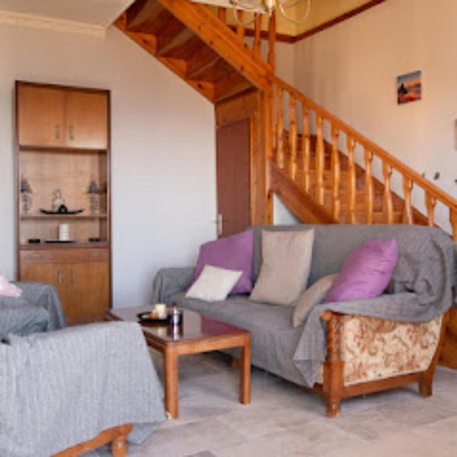 Traditional Panoramic Sea View House Lakones Екстер'єр фото