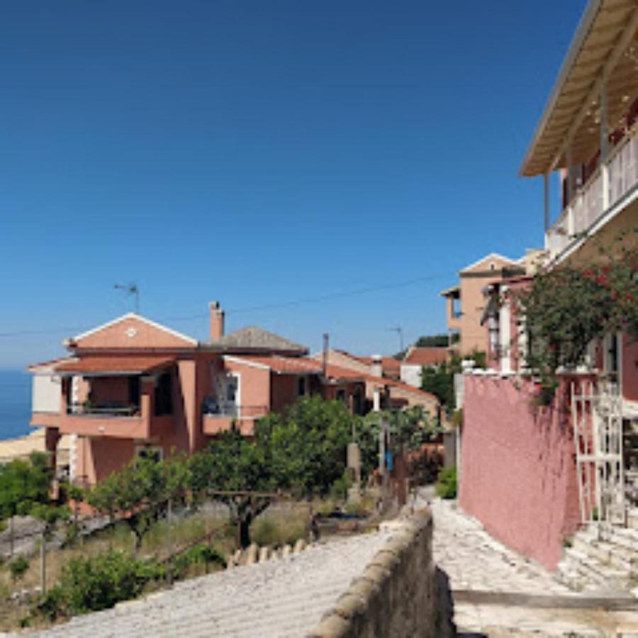 Traditional Panoramic Sea View House Lakones Екстер'єр фото