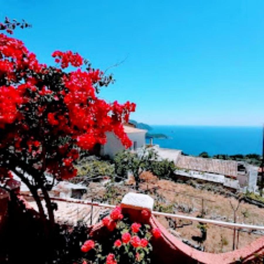 Traditional Panoramic Sea View House Lakones Екстер'єр фото